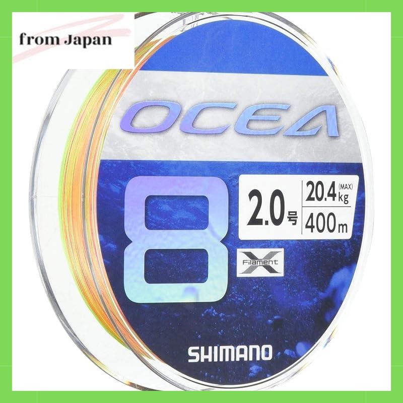 SHIMANO Line O'Shea 8 400m 2.0 No. 5 Color LD-A81S Fishing Line No. 2