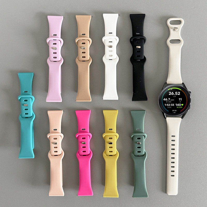 สายนาฬิกาข้อมือซิลิโคน แบบบาง แบบเปลี่ยน สําหรับ OPPO Watch X Smart Sports Watch Band OPPO Watch X 47 มม.