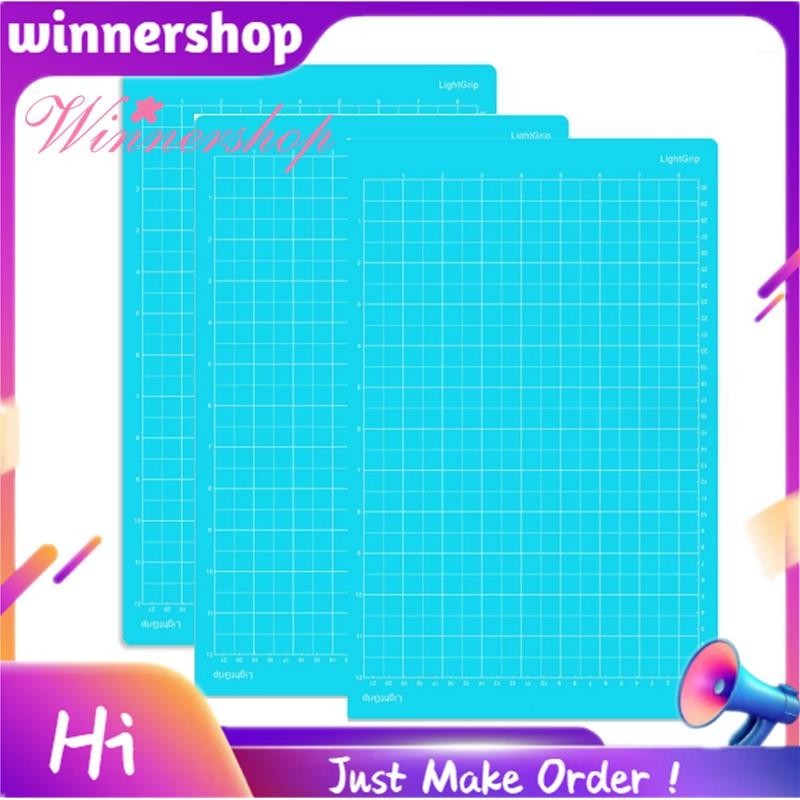 [Winnershop]แผ่นรองตัดทดแทน 3 แพ็คสําหรับ Cricut Joy Xtra เสื่อตัดกาวด้ามจับที่แข็งแกร่ง