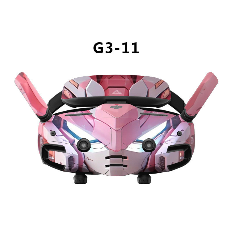 สติกเกอร ์ สีเหมาะสําหรับ DJI Goggles 3 ผ ่ านเครื ่ องบินเที ่ ยวบินแว ่ นตารีโมทคอนโทรลชุดสติกเกอร ์ รูปแบบที ่ ไม ่ ซ ้ ํากัน