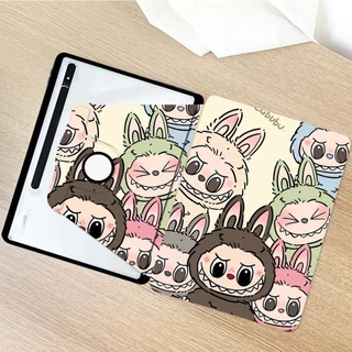 เคสฝาพับ สําหรับ Samsung Galaxy Tab S6 lite A8 S7/s8+ S9FE S9+ A9 A9+ A7lite เคสลายการ์ตูนน่ารัก มีช่องใส่ปากกา S10+