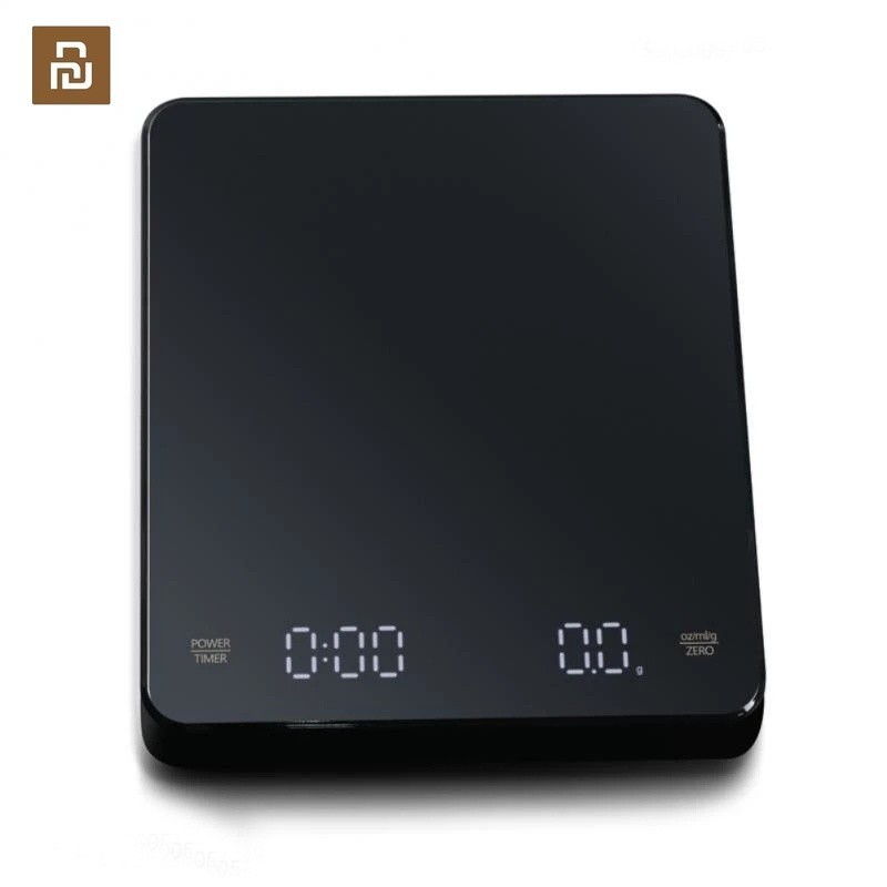 Xiaomi Ecochain Kitchen Scale เครื ่ องชั ่ งอิเล ็ กทรอนิกส ์ ที ่ มีความแม ่ นยําพร ้ อมตัวจับเวลา LED Digital Balance น ้ ําหนักอาหารเครื ่ องมือถ ่ วงน ้ ําหนักพร ้ อม Pad 3KG/0.1g