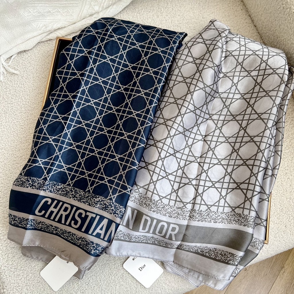 New Arrival Fashion Brand Classic Pattern Silk Long Scarf Women Shawls and Wraps Ladies Scarves Woman Beach Towel White Pink Blue Black