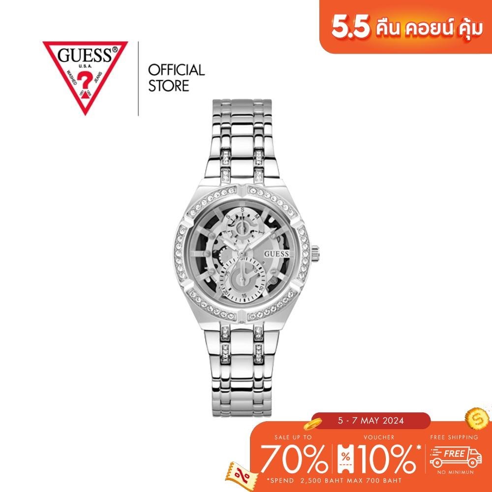 GUESS นาฬิกาข้อมือ รุ่น ALLARA GW0604L1 สีเงิน