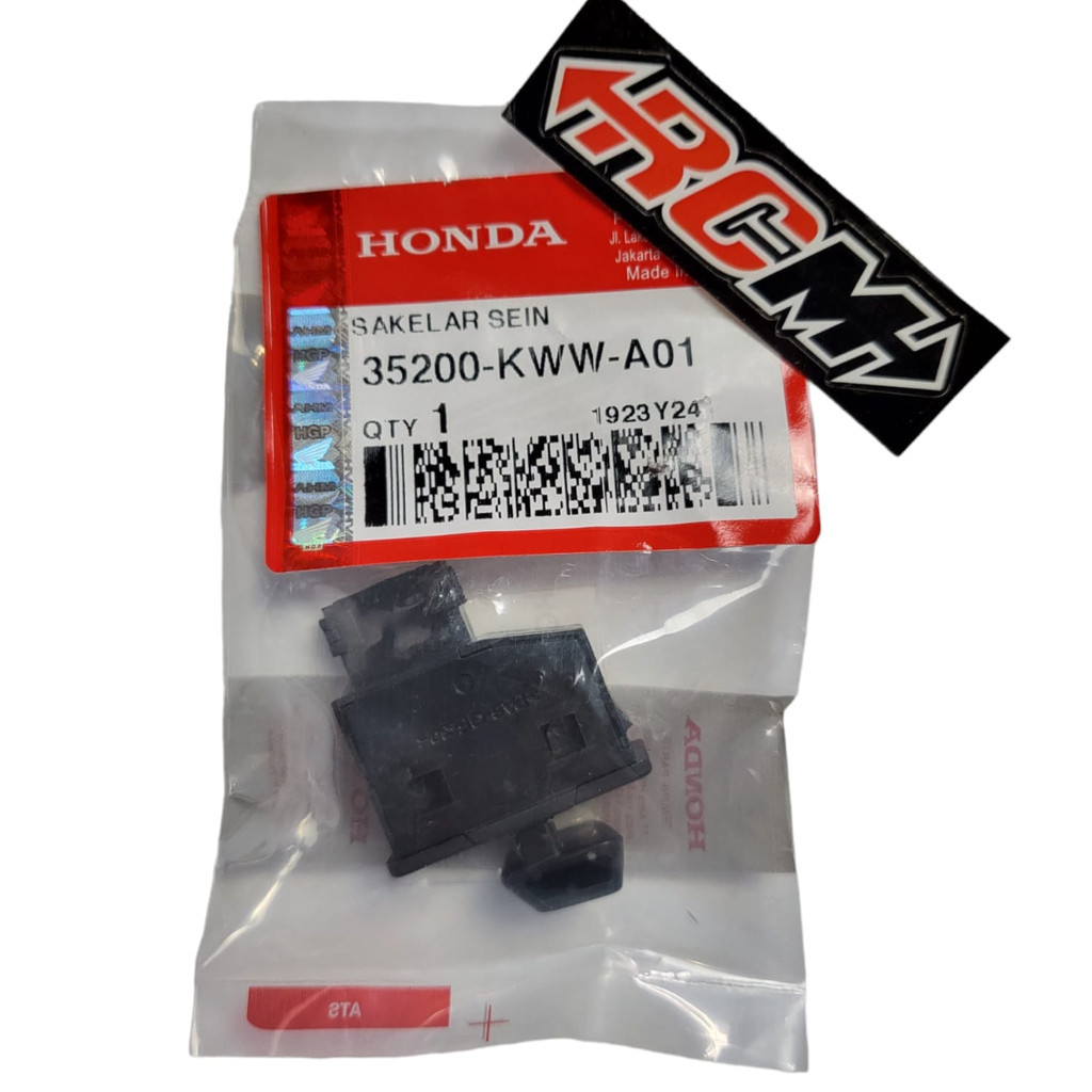 TOMBOL 35200-KWW-A01 SWITCH UNIT WINKER RITTING BUTTON NEW BLADE REVO 110 ORIGINAL HGP ของแท้
