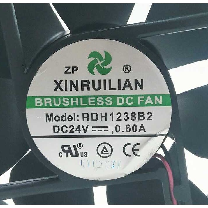 R RUIAN RDH1238B2/S2 24V 0.60A อินเวอร์เตอร์ 12038 พัดลม 0.6A