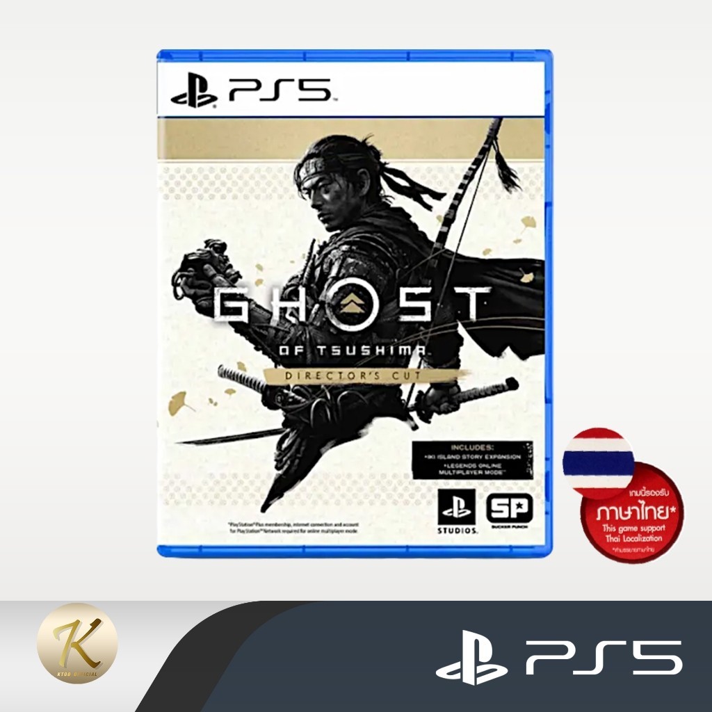 แผ่นเกมส์ PS5 : Ghost of Tsushima มือ1,มือ2 (รองรับภาษาไทย) [Asia/Z3] สินค้าพร้อมจัดส่ง