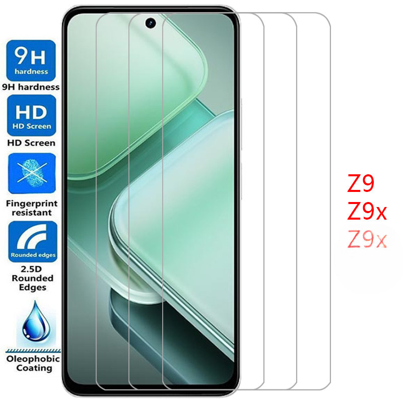 กระจกนิรภัยสําหรับ Vivo Iqoo Z9 Turbo Z9x เคสโทรศัพท์บน Iqooz9 Iqooz9x Z 9 X 9x 9z Z9turbo 5g ฝาหลัง