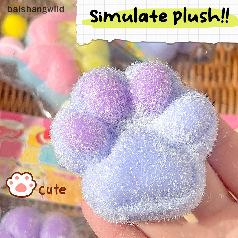 Bwth Cat Paw Mochi Taba Squishy Fidget ของเล่นน่ารักตุ๊กตา Cat Paw ซิลิโคนช้า Rebound Pinch Deion ของเล่นความเครียด Release Vent ของเล่น Jelly