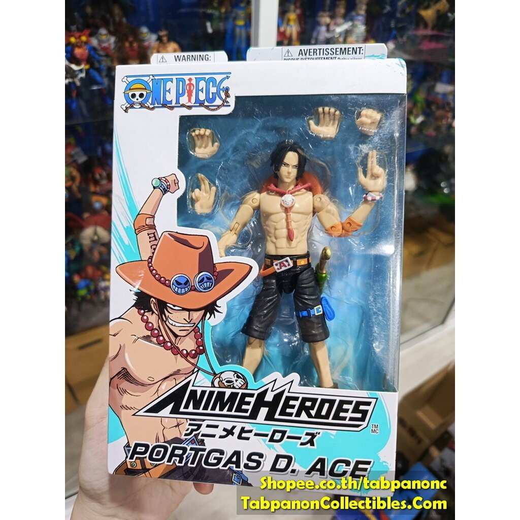 [2021.12] Bandai Anime Heroes One Piece Portas D. Ace 6-inch Action Figure