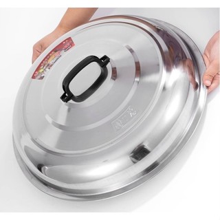 ฝาชีสแตนเลส ฝาครอบอาหาร สแตนเลสคุณภาพสูง ไม่ขึ้นสนิม 44/48/5…