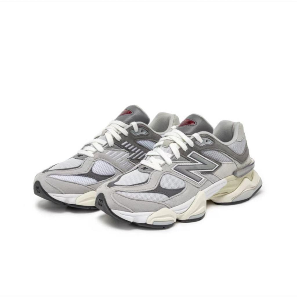 New Balance รองเท้าผ้าใบ รองเท้าแฟชั่น New Balance NB 9060 ของแท้100% 【สีเทาอ่อน】