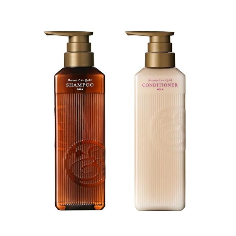 "POLA Aroma Essence Gold Shampoo N x Conditioner N 2-Piece Set 460ml" suitable for Lazada and Shopee SEO translation.