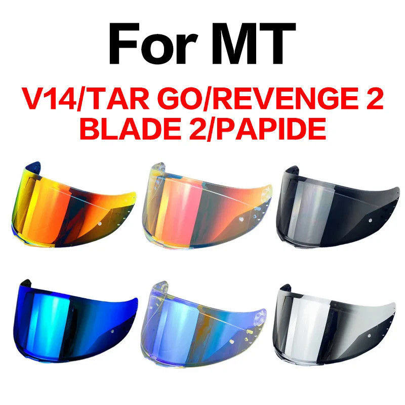 Mt-v-14 หมวกกันน ็ อคสําหรับ MT หมวกกันน ็ อครถจักรยานยนต ์ สําหรับรุ ่ น RAPID,RAPID PRO,BLADE 2 SV,REVENGE 2,TARGO หมวกกันน ็ อค Shield