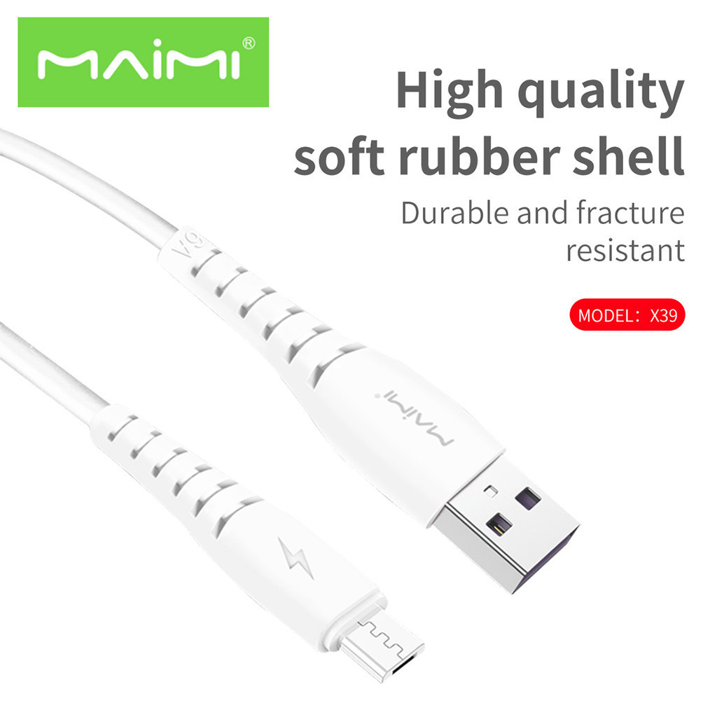 Maimi สายชาร์จ รุ่น X39 ของแท้100% สินค้ามีการรับประกัน 1ปี
