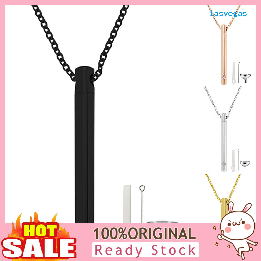 [LLS] 1เซ็ตสัตว์เลี้ยงโกศสร้อยคอความทนทานสูงสนิมสแตนเลสเครื่องประดับสร้อยคอที่มีขี้เถ้าผู้ถือขวดจี้ส