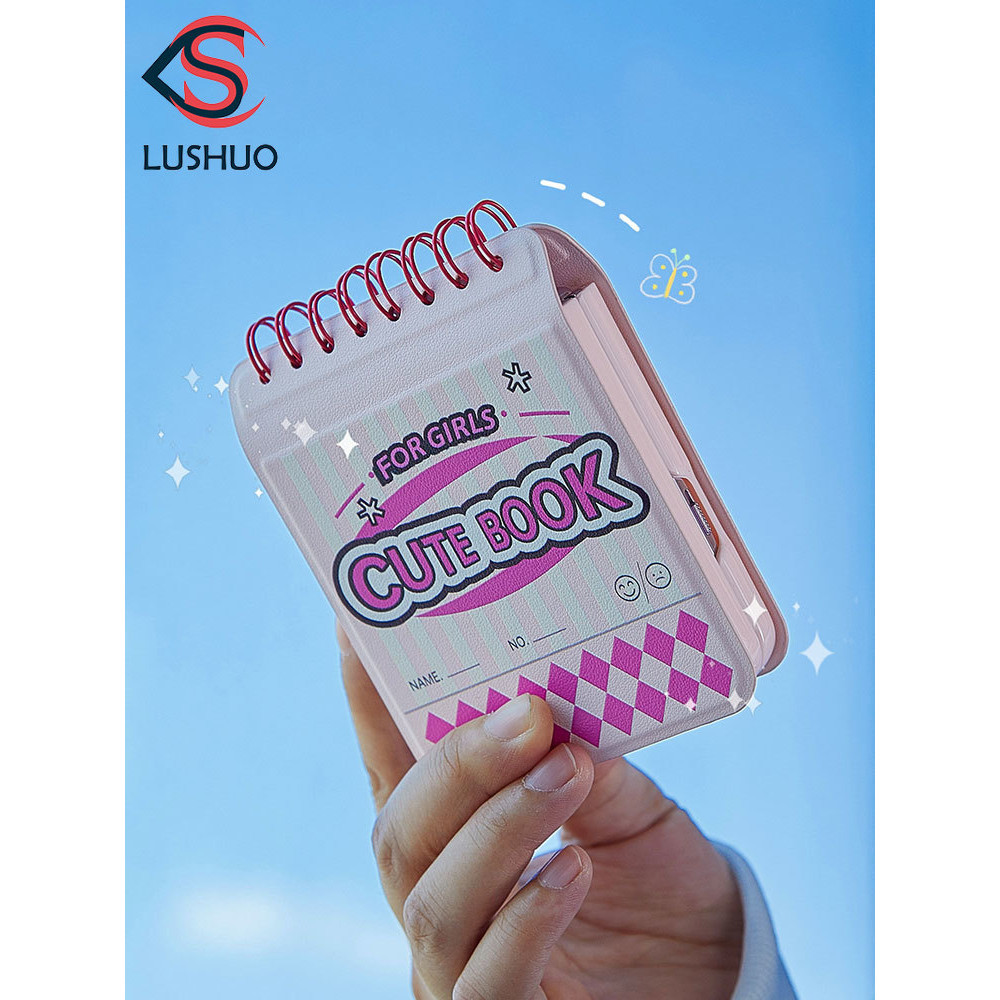 SAMSUNG LUSHUOเคสโทรศัพท์สําหรับSamsung Galaxy Z Flip 7 6 5 4 3 OPPOค้นหาN2 Flip N3 Flipน่ารักโน้ตบุ๊คสไตล์หนังปกหลังสําหรับFlip3 Flip4 Flip5 Flip6 Flip7 N2Flip N3Flip