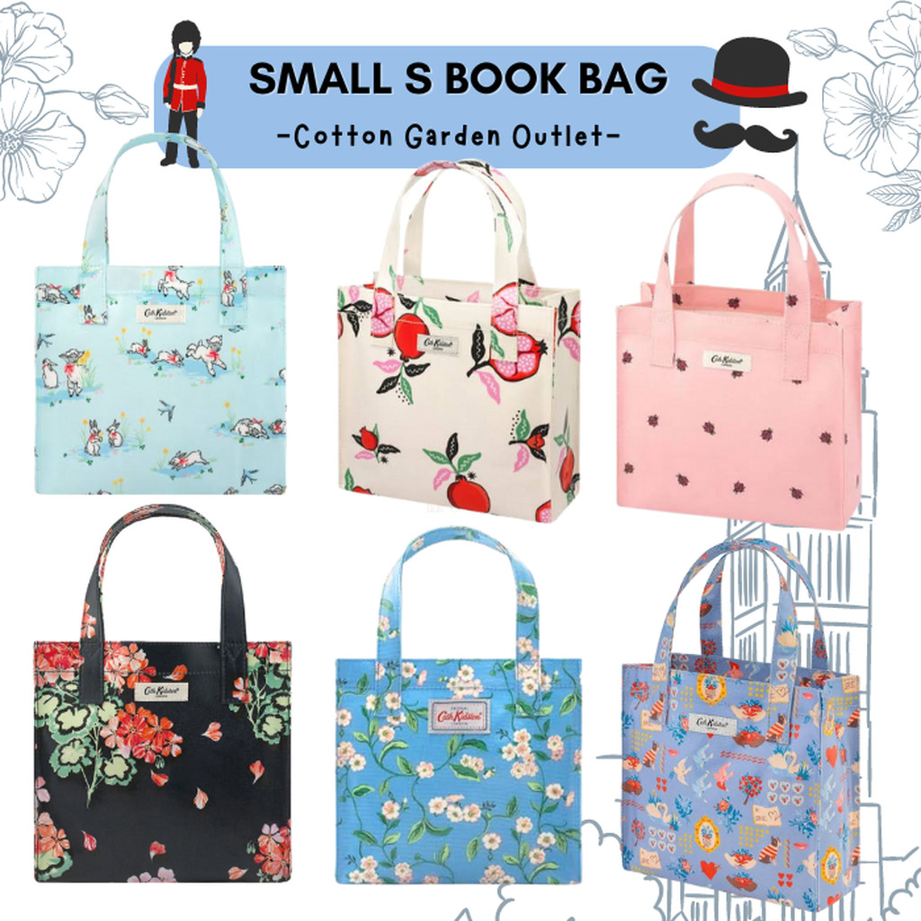 แบบใหม่มาแล้วนะคะ S Bookbag Oilcloth Mini Open Top Handle Bag