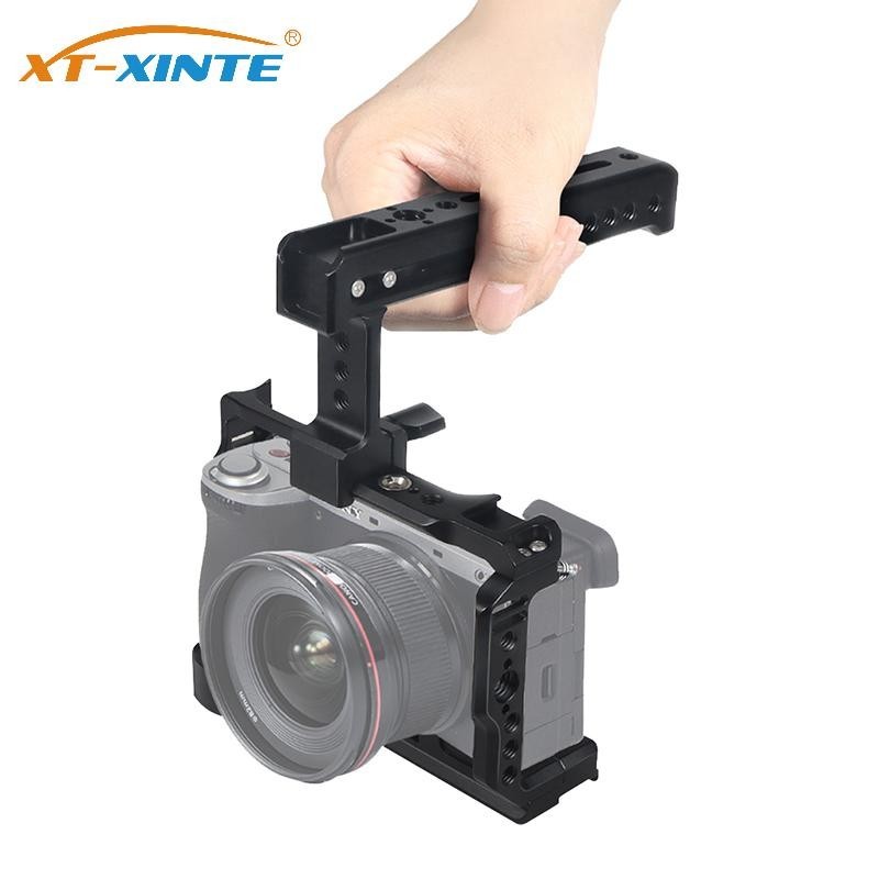 XT-XINTE A6700 กล้อง Rig Stabilizer สําหรับกล้อง DSLR กรงรองเท้าเย็น Mount 1/4 3/8 ด้าย Arri Locatin