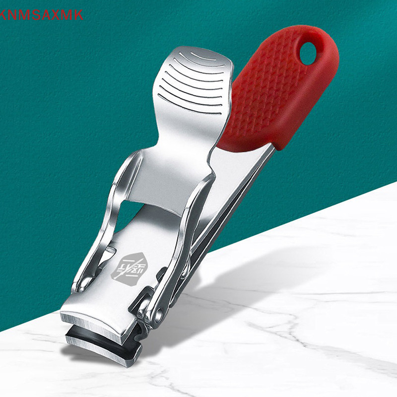 Zhechuibbb.th Mini Ultra Thin Nail Clipper แบบพกพาสแตนเลสเล ็ บ Toe Cutter Trimmer สีเงินใหม ่
