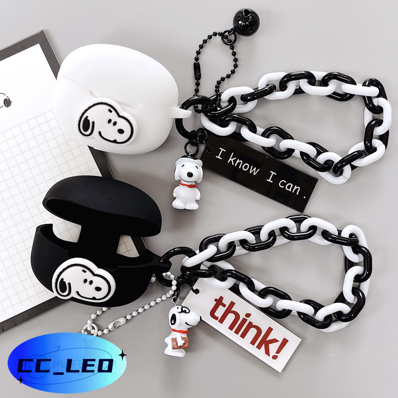 For EDIFIER X5 Pro Case EDIFIER X2S Silicone Soft Case Cute Snoopy Keychain Pendant EDIFIER W320TN S