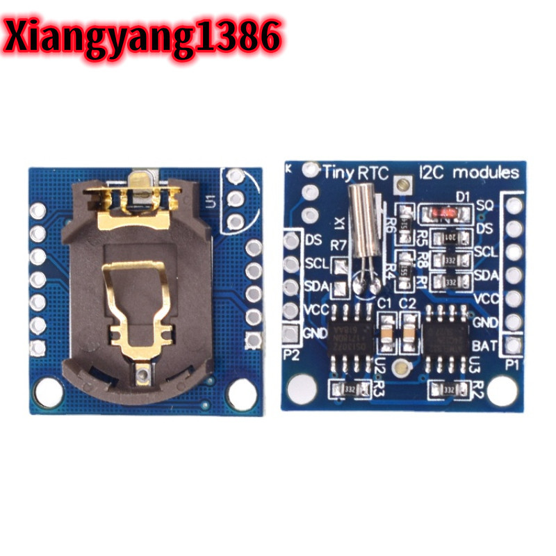 I2C RTC DS1307 AT24C32 นาฬิกาเวลาจริงโมดูลสําหรับ AVR ARM PIC Tiny RTC I2C โมดูลหน่วยความจํา DS1307 