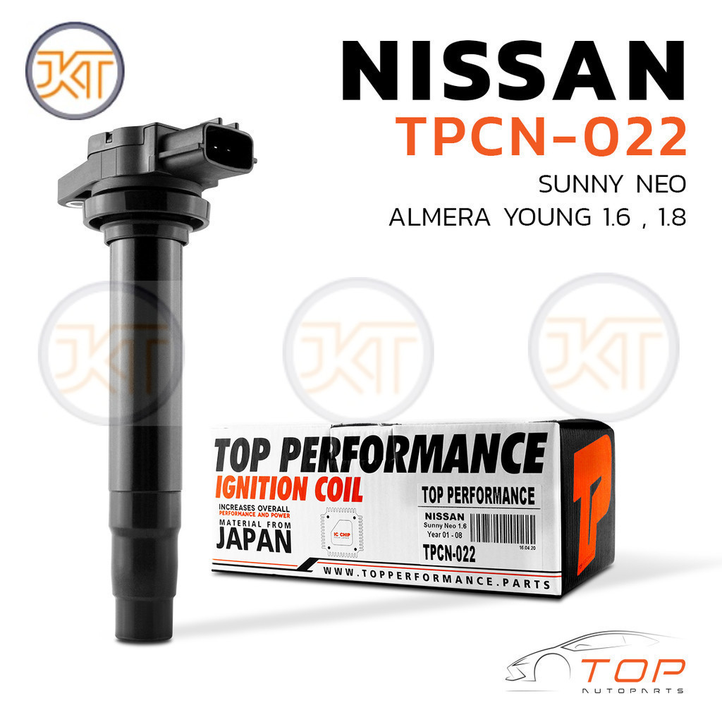 NISSAN SUNNY NEO 1.6 & 1.8 ALMERA YOUNG QG16DE QG16T QG18T TPCN-022 - คอยล์หัวเทียน ซันนี่ นีโอ อัลเ