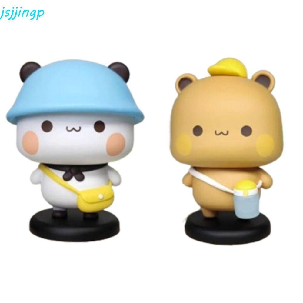 Jsjjingp Bubu Dudu Panda Bear รูป, อะนิเมะรูป Panda Panda Bubu Dudu รูปตุ๊กตา, น่าตื่นเต้นหมีสะสมการ์ตูน Bubu ตุ๊กตาของขวัญวันเกิด