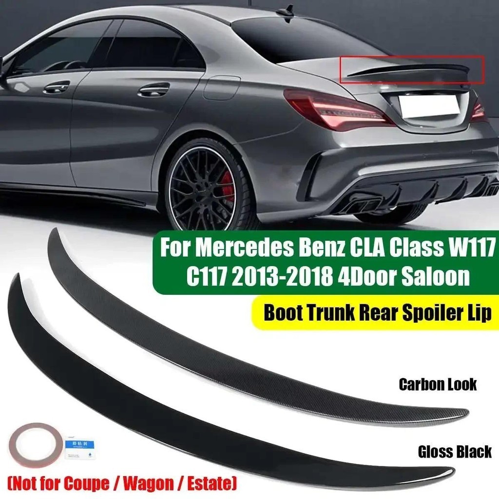 C117 สปอยเลอร์ด้านหลังสําหรับ Mercedes-Benz CLA Class W117 2013-2018 CLA45 สําหรับ AMG CLA180 CLA200 CLA220 250 สปอยเลอร์ปีกด้านหลัง Body Kit