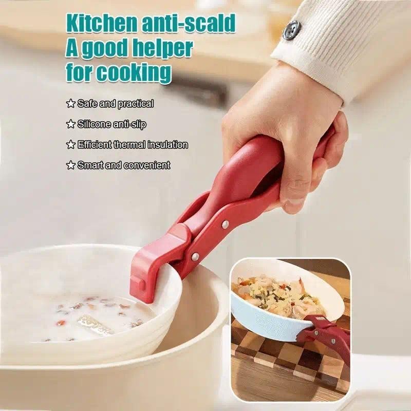 Creative Home ซิลิโคน Anti-scalding คลิปเหมาะสําหรับห ้ องครัวชามคลิปถาดชาม Multi-function แผ ่ นยกคลิป Anti-slip คลิปครัว Gadget