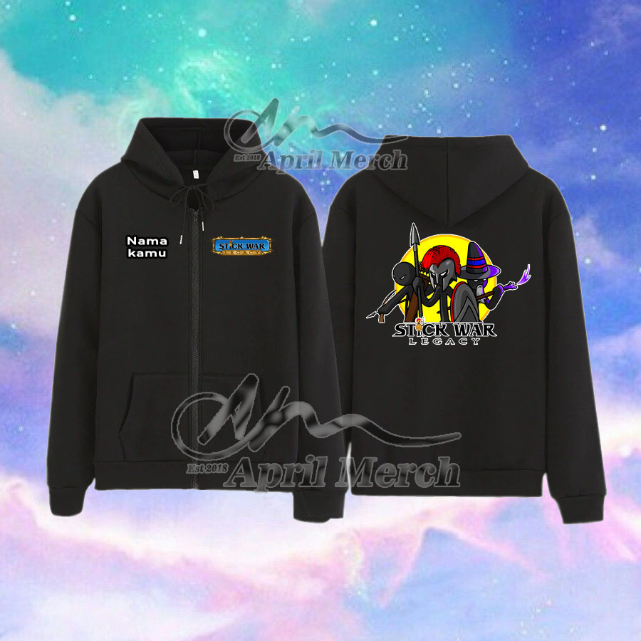 Red Merch // stick war legacy เสื้อแจ็คเก็ตซิปเด็ก