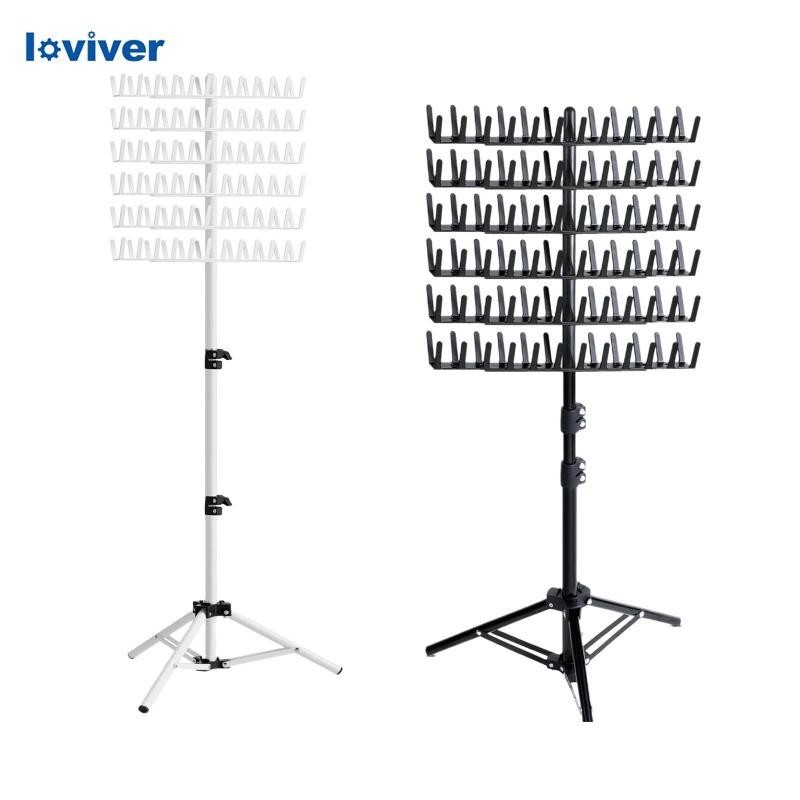 [ Loviver ] Braiding Hair Rack 144 หมุดชั ้ นวางผมยืน Braid Rack Hair Separator Stand Holder สําหรับ Braiders Hairstylists