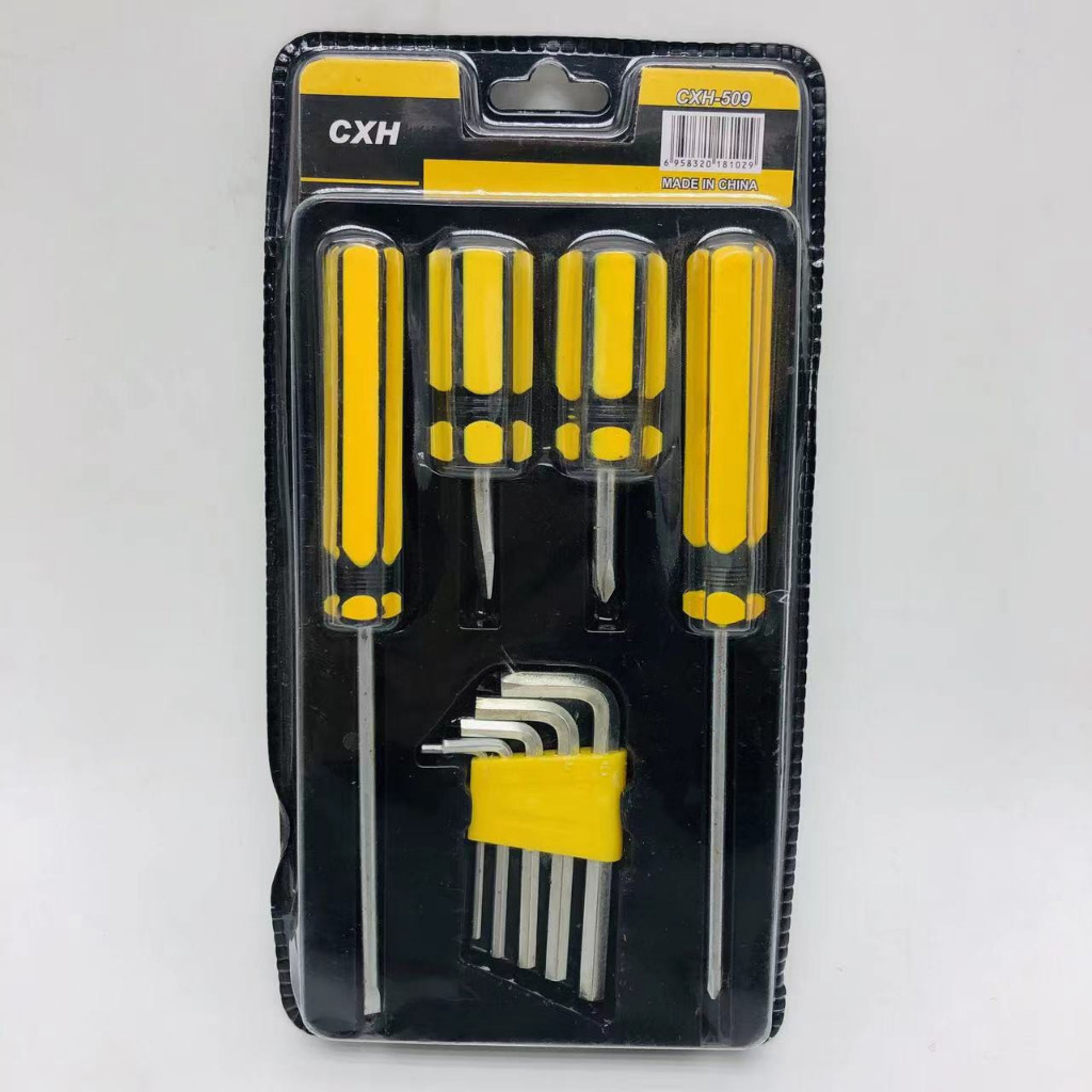 ประแจ Ball POINT CRV HEX KEY SET/ ชุดกุญแจ ALLEN / ไขควง กุญแจหกเหลี่ยม六角手 / ชุด Scredriver พร้อม AL