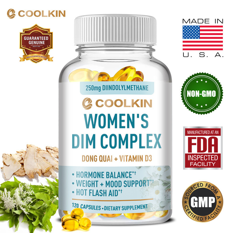 โภชนาการสตรีวิตามิน D3 สําหรับ Estrogen Balance 30/60/120 แคปซูล