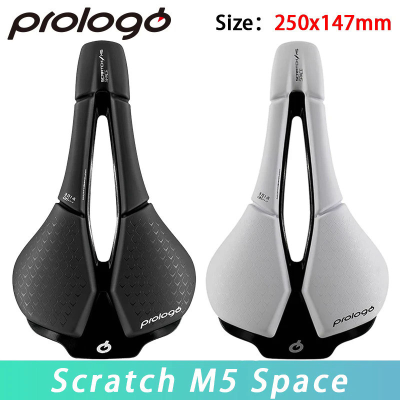 Prologo Scratch M5 Space/Pas อานจักรยานสําหรับ Road MTB City Touring XC Gravel จักรยานขี่จักรยานอะไห