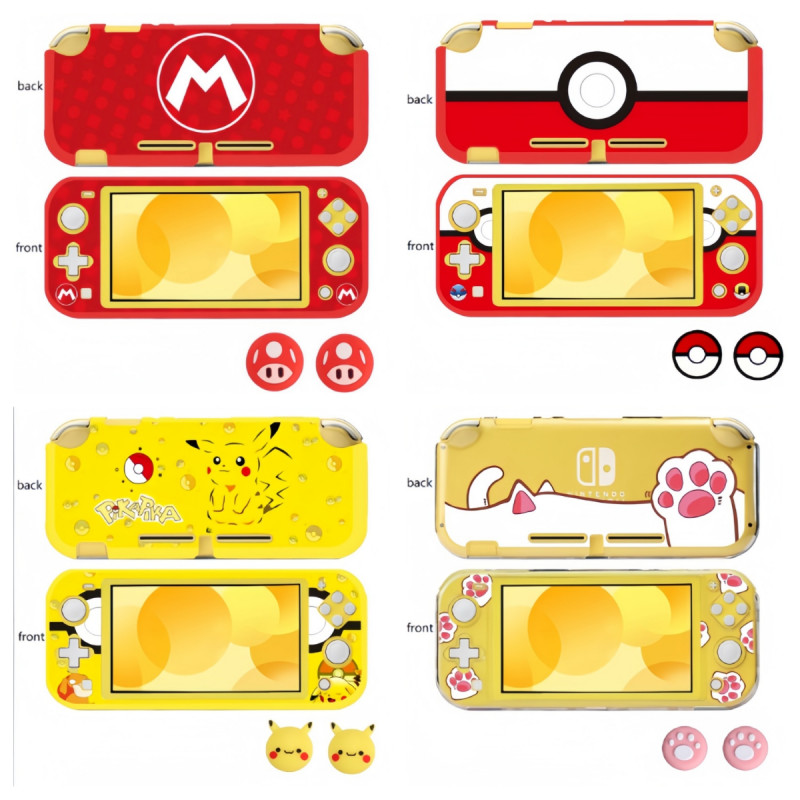 Nintendo Switch Lite อุปกรณ์เสริม Soft Case การ์ตูน Pikachu Elf Ball Theme เหมาะสําหรับ Nintendo Switch Lite เกมคอนโซลป้องกันกรณีนุ่ม