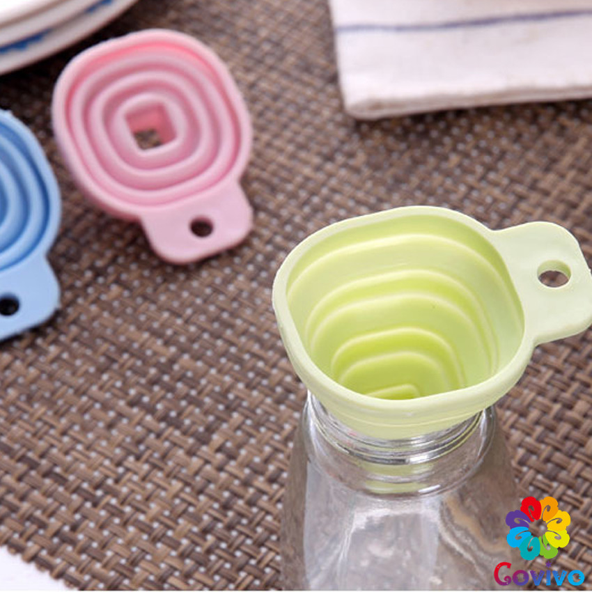 Covivo กรวยซิลิโคน พับเก็บประหยัดพื้นที่ พกพาสะดวก Silicone funnel