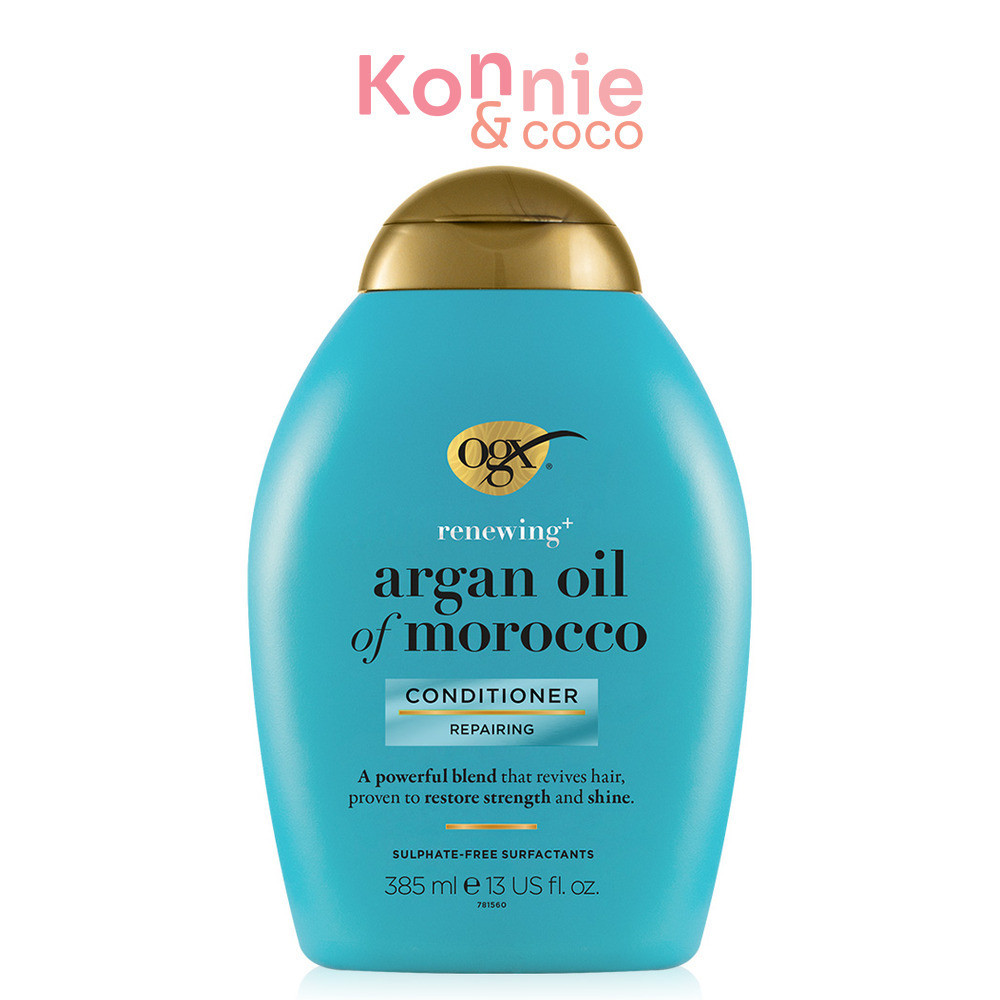 OGX Renewing Argan Oil of Morocco Conditioner Repairing 385ml โอจีเอ็กซ์ ครีมนวดผม.