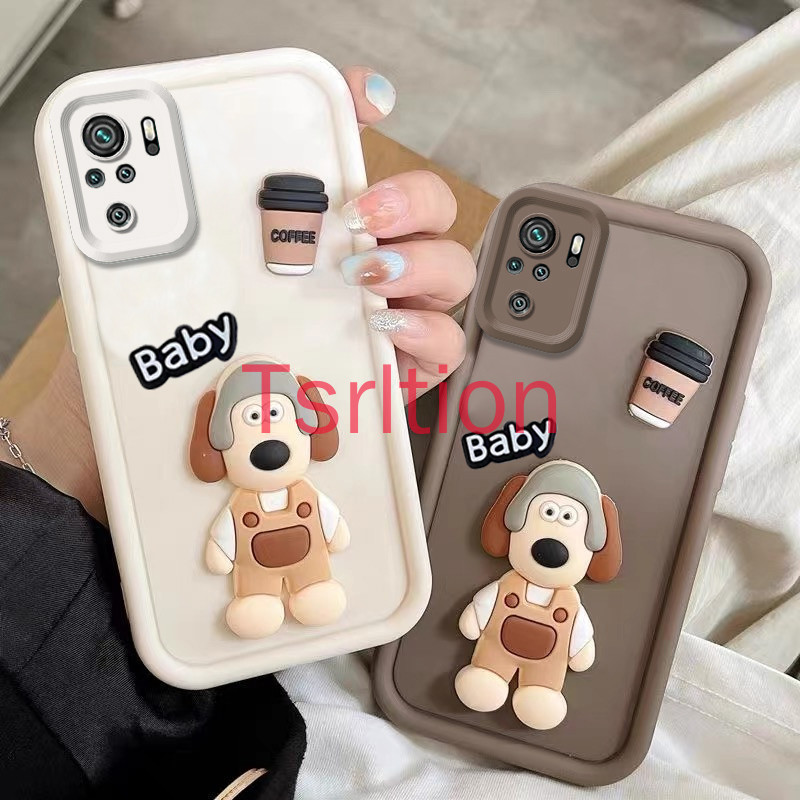 เคส redmi note 10 10s เคสโทรศัพท์สุนัข 3D Headmaster สําหรับ redmi note 10 เคส redmi note 10s เคสน่ารัก