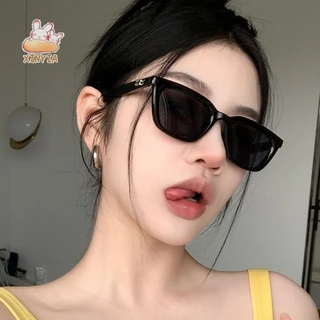 CODแว่นกันแดดตาแมวเวอร์ชั่นเกาหลีใหม่สไตล์แฟชั่นไม่ซ้ําใครย้อนยุคกรอบเล็กสําหรับผู้ชายและผู้หญิง-xinyia.th