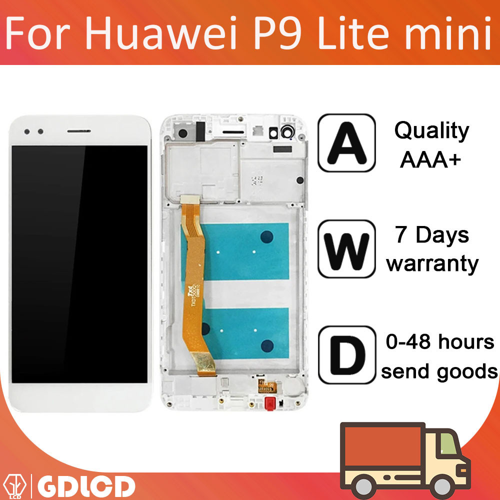 5.0 "สําหรับ Huawei P9 Lite mini จอแสดงผล LCD Touch Digitizer สําหรับ Y6 Pro 2017 หน้าจอ LCD P9lite 