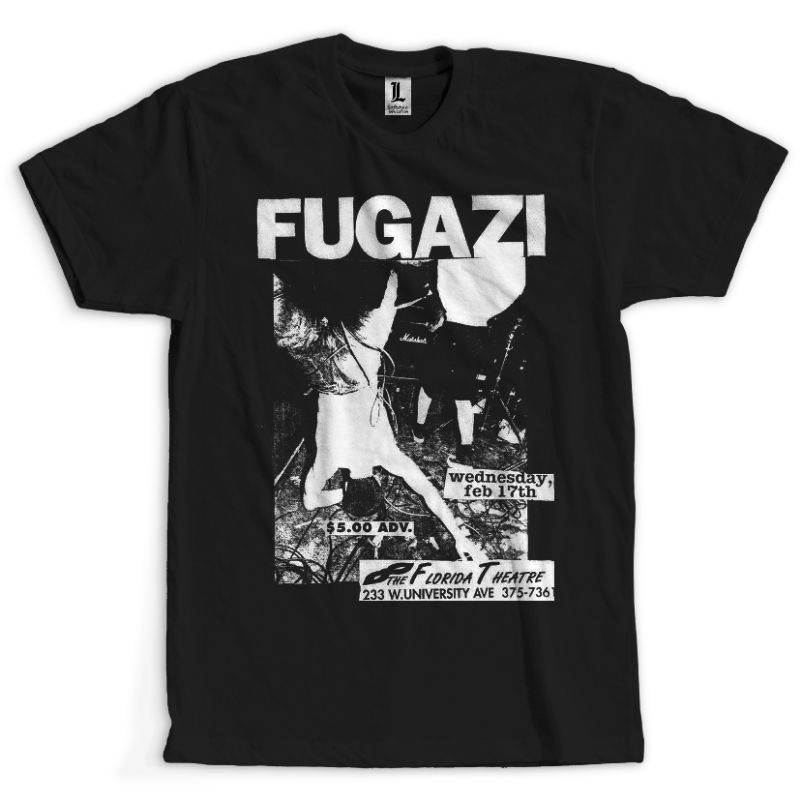 เสื้อยืด Band FUGAZI Cotton Combed 24s