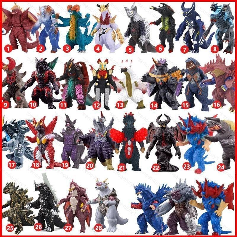 Ys Ultraman Action Figure สัตว์ประหลาดขนาดใหญ่ยางนุ่ม Gue basser ตุ๊กตาของเล่นสําหรับคอลเลกชันเด็กเครื่องประดับ