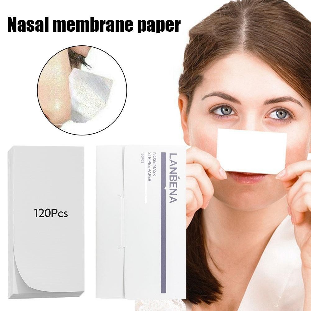 Remover T 120PCS Lanbena Zone Strips รักษาสิว Blackhead Removing Serum จมูกกระดาษ Skin Care ttb3