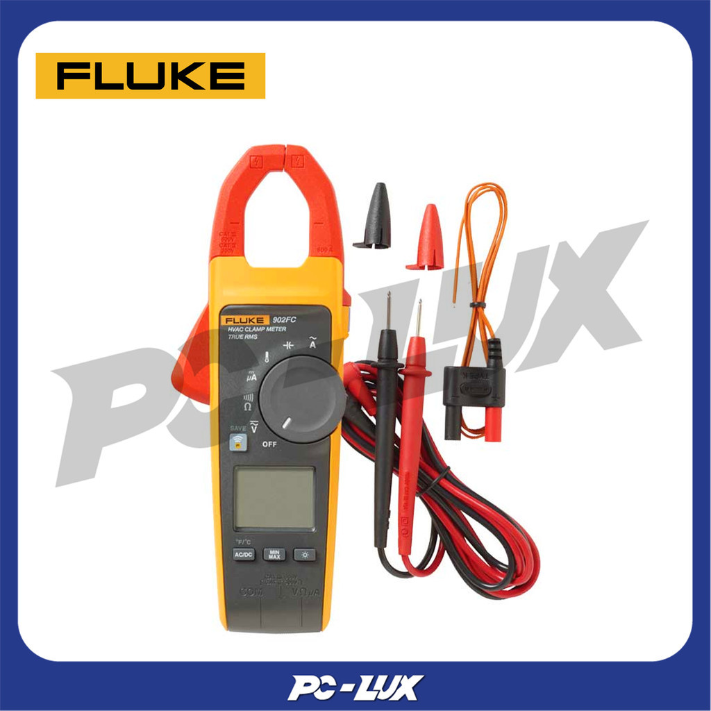FLUKE แคลมป์มิเตอร์ HVAC แบบ True-RMS รุ่น 902FC