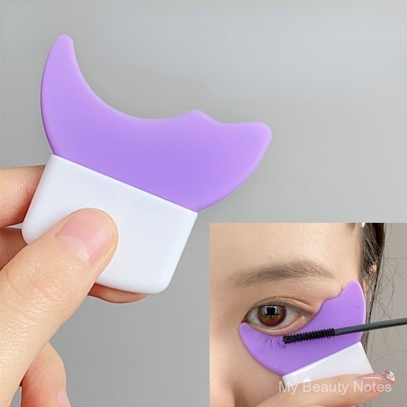 Eyelash Baffle Tools Mascara Silicone Shield Guard Curler Applicator Eyelashes Card Eyeliner Eye Shadow Lying Silkworm Eye Makeup F Auxiliary Tools Eye Makeup Tools 9T46