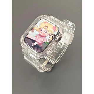 Clear Band + เคสสําหรับ Huawei Watch Fit 5 Fit 4 อุปกรณ์เสริมสายรัดโปร่งใสนุ่มเปลี่ยนสายนาฬิกาสําหรับ Huawei Watch fit3 Band