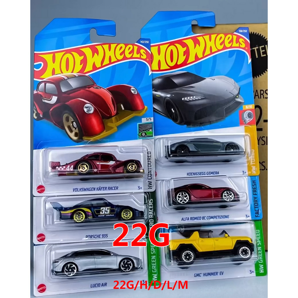 Ins ของเล่น 22G/N Hot Wheels กีฬารถ Connier Serge Honda Volvo Porsche รถรุ่นของเล่นเด็ก