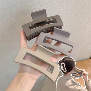 กิ๊บติดผมทรงสี่เหลี่ยมขนาดใหญ่สไตล์เกาหลีขนาดใหญ่คว้าคลิปอะค…