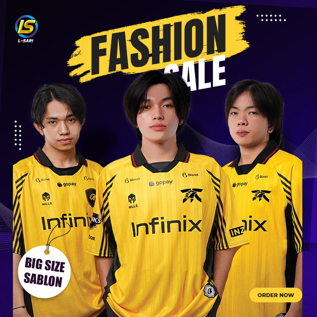 JERSEY ONIC ESPORT MSC 2024 RRQ ALTEREGO EVOS AP BREN ECHO BTR OVER SIZE SML XL XXL XXXL XXXXXL JERS